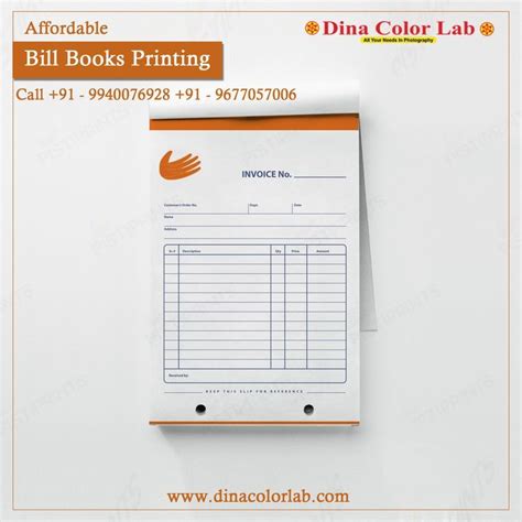 Bill Book Printing | Book print, Prints, Books