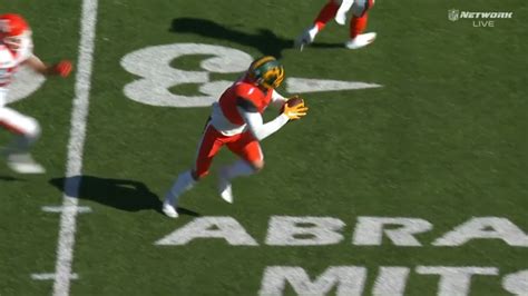 NDSU WR Christian Watson breaks 38-yard catch-and-run | Senior Bowl ...