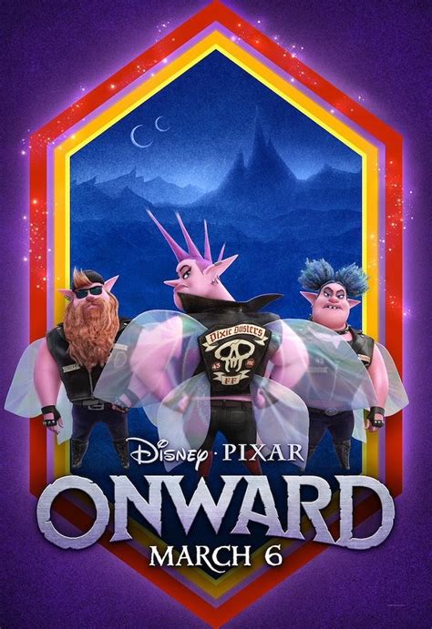 Disney•Pixar Reveals New Character Posters for "Onward"