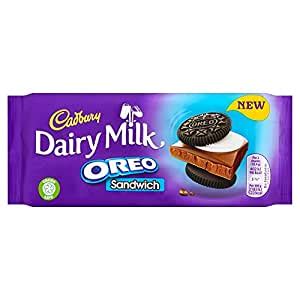 Amazon.com : Cadbury Dairy Milk Oreo Sandwich chocolate Bar 92g (Pack of 4) : Grocery & Gourmet Food