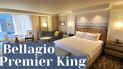 Bellagio Las Vegas - Premier King Room *newly remodeled room* - YouTube