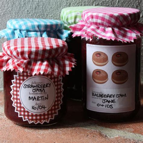 Jam and Marmalade Jar Labels - Harrod Horticultural (UK)