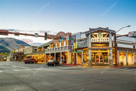 Downtown Jackson Hole in Wyoming USA Stock Photo by ©f11photo 121986694