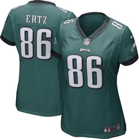 Women's Philadelphia Eagles Zach Ertz Nike Midnight Green Game Player ...