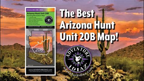 THE BEST ARIZONA HUNT UNIT 20B MAP EVER! 2022 Arizona Recreation Map; The Best Arizona Hunt Unit ...