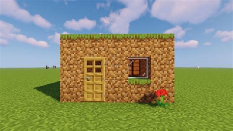 THE BEST HOUSE IN MINECRAFT | Dirt House Tutorial (10%) - YouTube