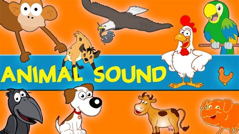 Animals Sounds | Sounds of the Animals Song | Learn Animal and Sounds ...