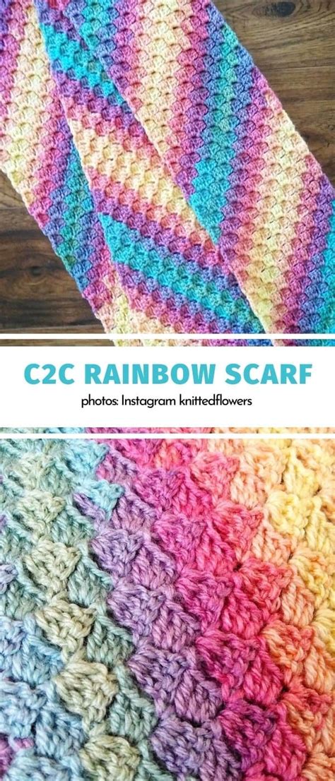 C2C Scarf Ideas and Patterns - Your Crochet