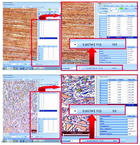 Determination of δ-ferrite phase grain size; upper figure: base metal... | Download Scientific ...