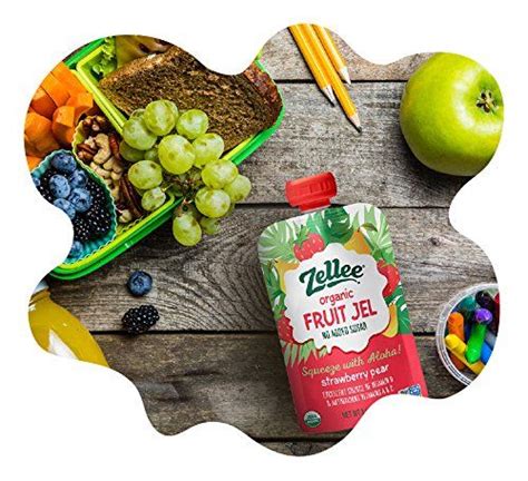 Zellee Organic Fruit Jel Snack Pouch Organic #HealthySnacksCollection | Organic fruit, Healthy ...