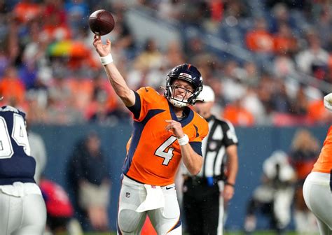 Denver Broncos to Start QB Brett Rypien to Start in Preseason Game 3 vs. Minnesota Vikings ...