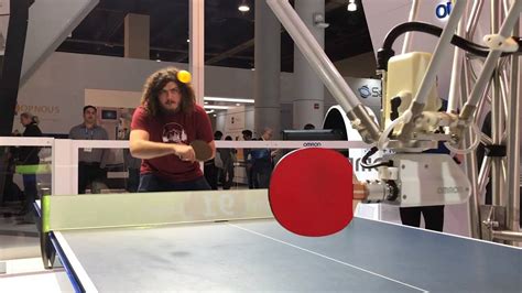 Robot ping pong | We played ping pong with a robot at CES | By TechCrunch