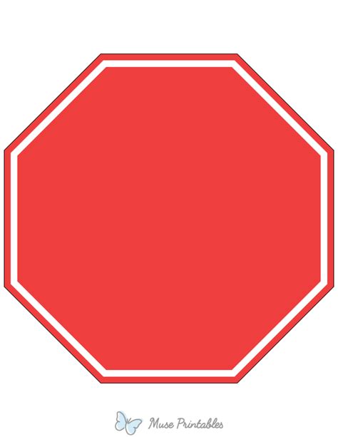 Blank Stop Sign Png