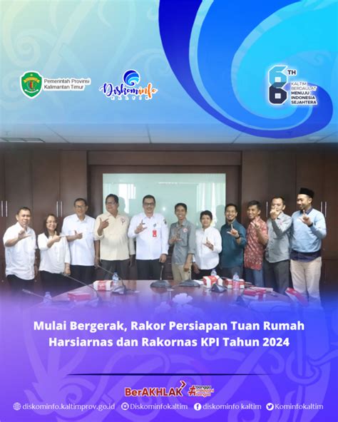 Mulai Bergerak, Rakor Persiapan Tuan Rumah Harsiarnas dan Rakornas KPI Tahun 2024 - Diskominfo ...