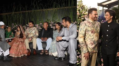 Arbaaz Khan shares unmissable glimpses from his Nikah ceremony with Sshura Khan, brother Salman ...