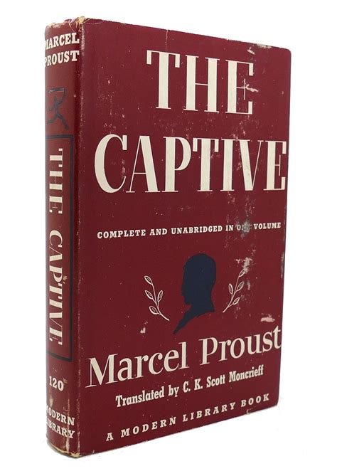 THE CAPTIVE Modern Library No 120 | Marcel Proust | Modern Library Edition