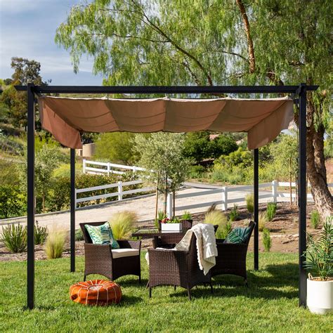 Best Choice Products 10x10ft Weather-Resistant Pergola, Patio Shelter w ...