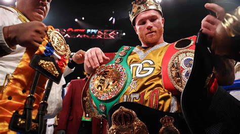 Canelo Alvarez - boxing's first undisputed super middleweight champion