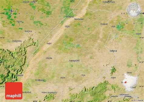 Satellite Map of Aurangabad