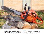 Wood Cut With A Chainsaw Free Stock Photo - Public Domain Pictures
