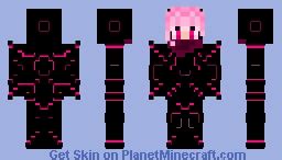 Pink Cyber-Ninja Girl Minecraft Skin