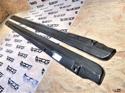 04-07 STi SS Add-on Vacuum Carbon Side Skirt Extension | racingproductgroup