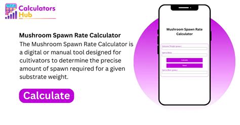 Mushroom Spawn Rate Calculator Online