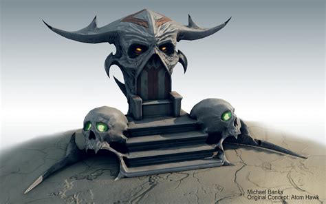 Skull Throne by mbanksj on DeviantArt