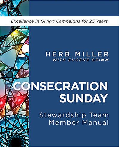 Consecration Sunday Stewardship Team Member Manual | Cokesbury