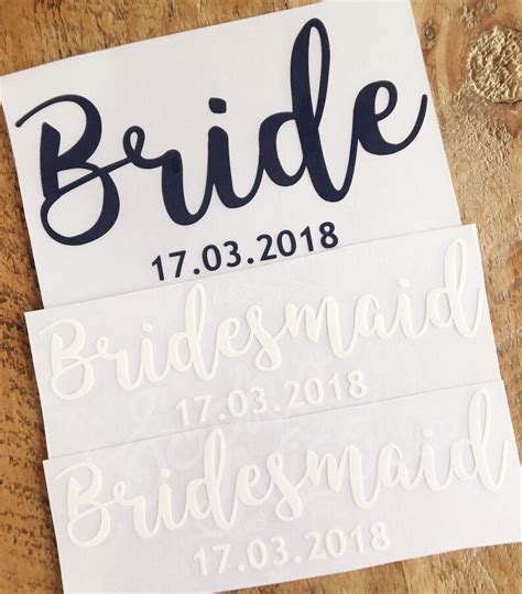 Personalised Iron on Transfers Wedding Party Perfect for | Etsy