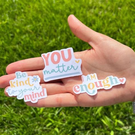 Mental Health Cute Stickers - Etsy