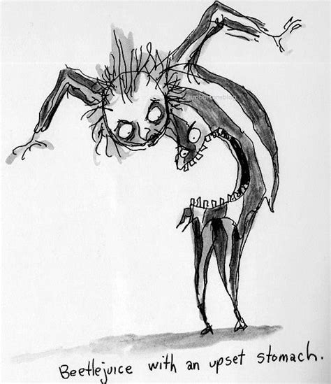 illustrated by Tim Burton | Tim burton sketches, Tim burton artwork ...