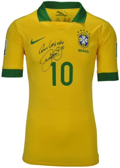 Brazil #10 Neymar Game Issue signed shirt Confederations - Catawiki