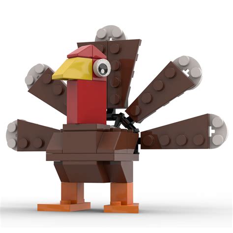 LEGO Thanksgiving Turkey - Custom LEGO Set – The Brick Show Shop