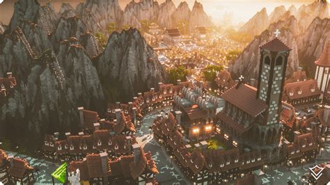 Minecraft Medieval Town Layout - vrogue.co