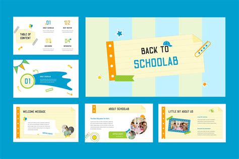 Schoolab Presentation Template | TMint | Presentation templates, Simple ...