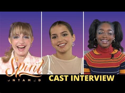 Spirit Untamed Interview - Marsai Martin, McKenna Grace, and Isabela ...