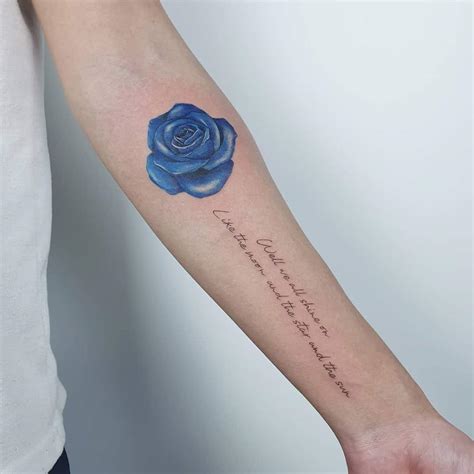 Update more than 80 blue rose tattoo ideas latest - in.coedo.com.vn