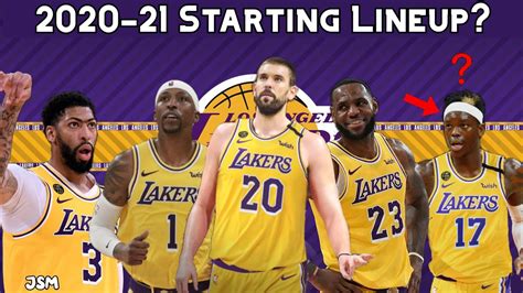 Los Angeles Lakers Starting Lineup BATTLE and Final Questions Going ...