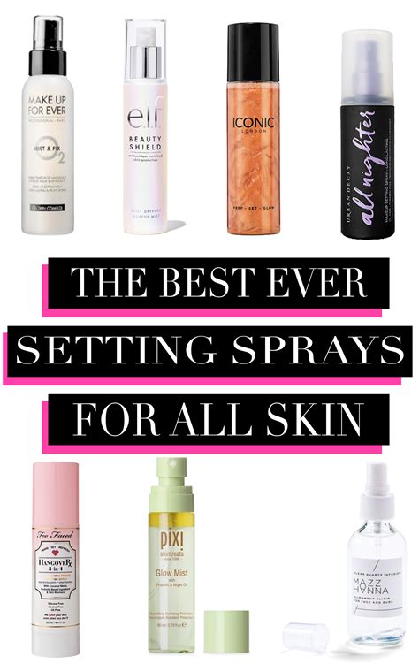 Best Makeup Setting Sprays - Hairspray and Highheels | Makeup setting ...