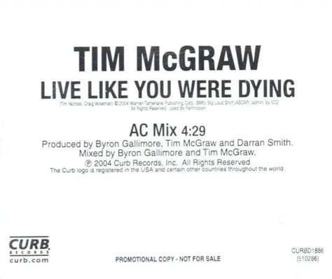 Tim McGraw – Live Like You Were Dying (AC mix) Lyrics | Genius Lyrics