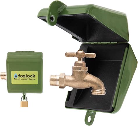 Fozlock Outdoor Faucet Lockout System - Insulated Garden Hose Bibb and ...