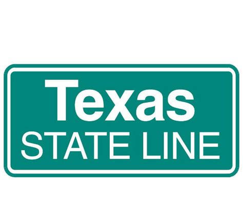 texas state line road vector sign eps | UIDownload