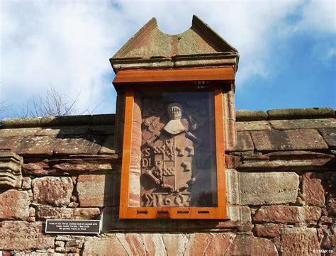 03-03-08 Edzell Castle, Scotland | Clan Lindsay Coat of Arms… | Flickr