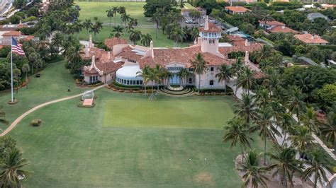 Trump's Mar-a-Lago: Aerial view of former president's Palm Beach club