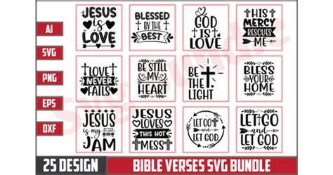 Bible Verses SVG Bundle Bundle · Creative Fabrica