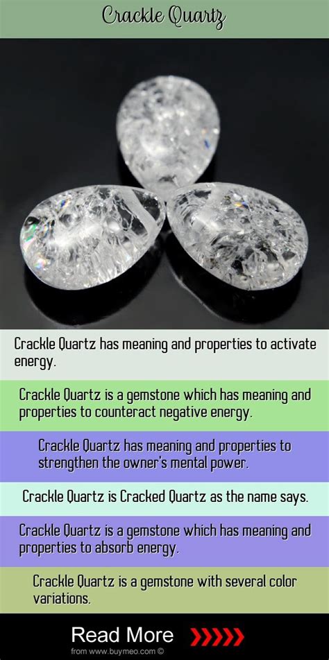 Crackle Quartz meaning Crackle Quartz effects on love, health, money, relationships. Energies ...