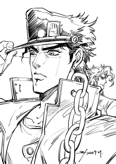 Jojo Anime Coloring Pages - Coloring Info