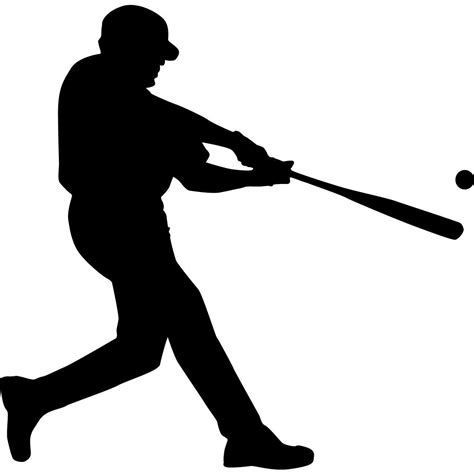 Baseball Player Silhouette SVG PNG JPEG Batter Cricut Svg - Etsy