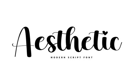 Aesthetic Font Download Free Font, 51% OFF